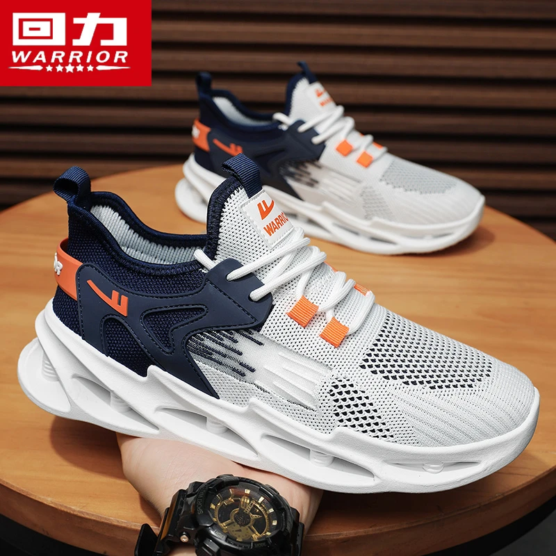 回力男鞋夏季透气新款2025休闲鞋网面鞋子轻便男士气垫跑步运动鞋