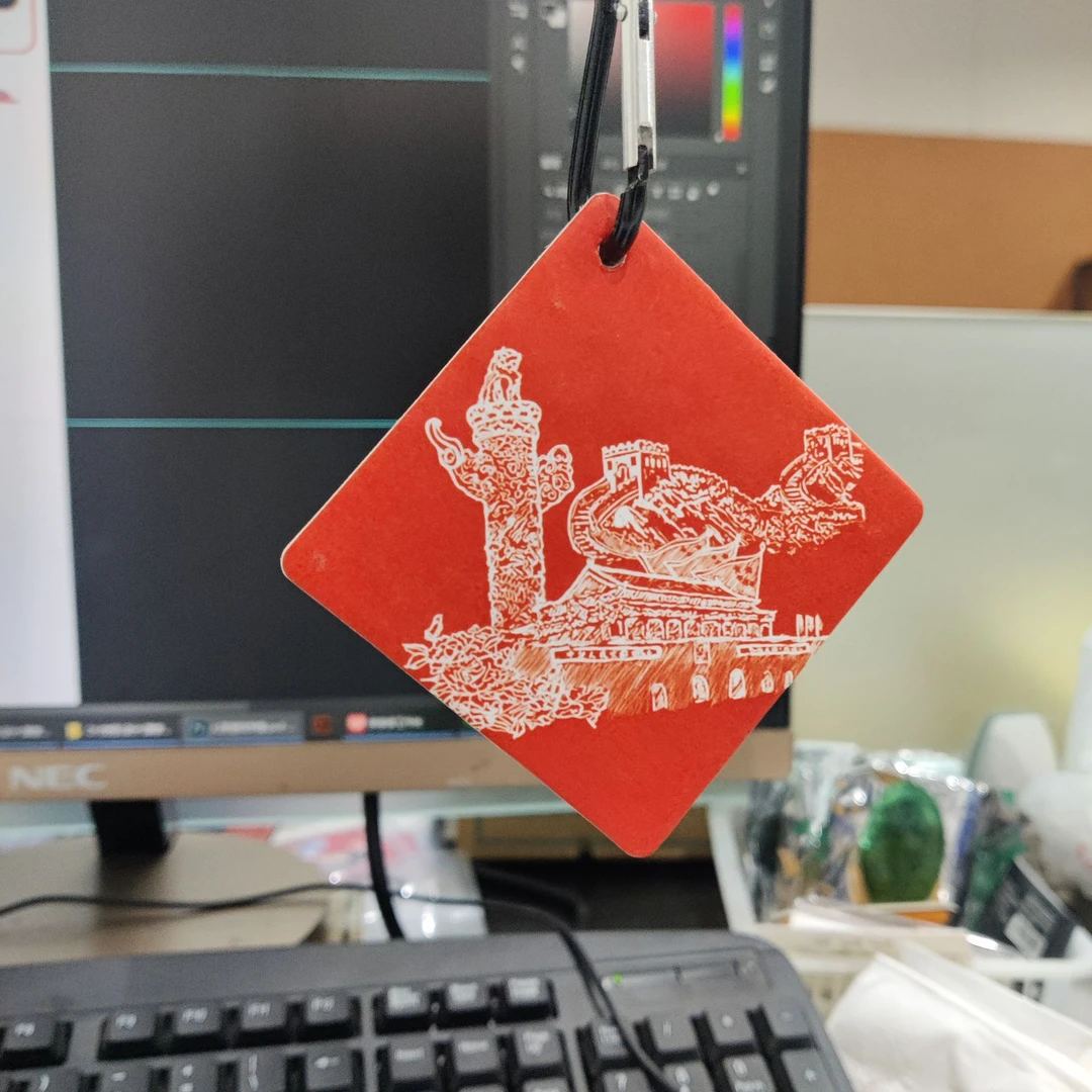 汽车挂饰香薰片车载香熏片人民信仰挂式香水车载香水国庆装扮饰品