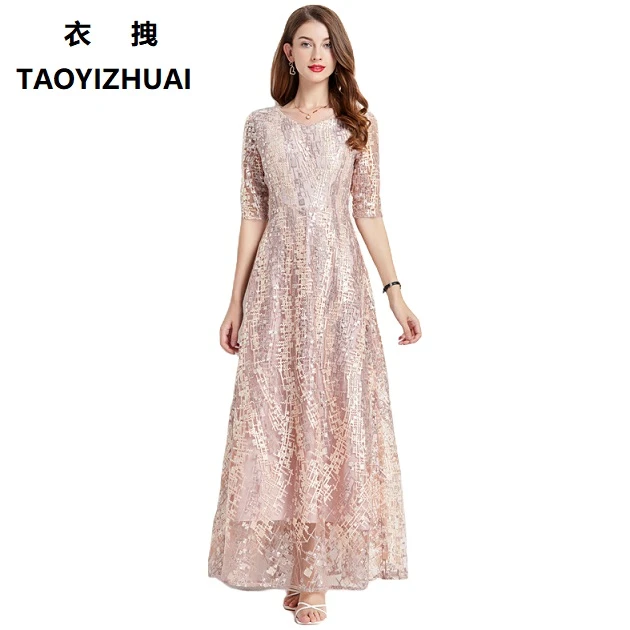婚礼妈妈礼服年轻高贵大码结婚婚宴丈母娘婚礼服喜婆婆喜服晚礼服
