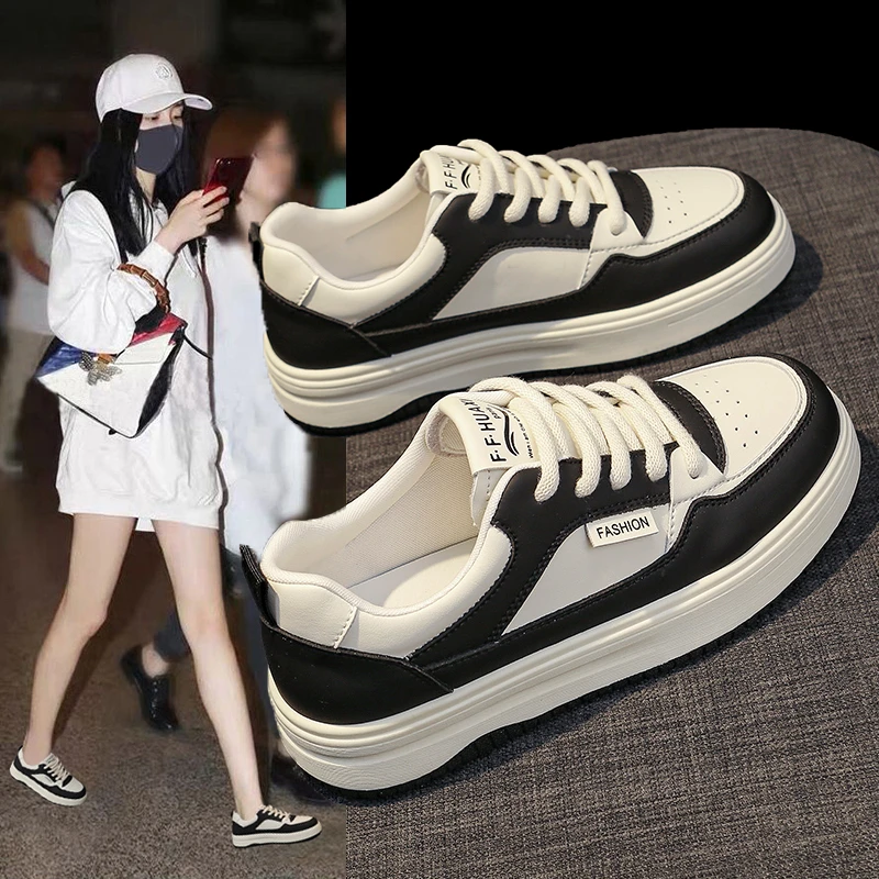 平底小白鞋女2024新款秋季爆款舒适百搭软底ins休闲板鞋