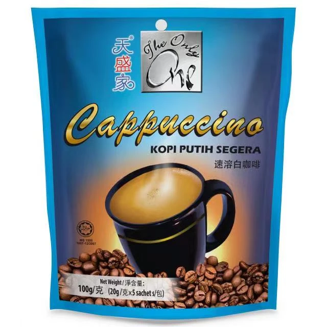 马来西亚原装进口卡布奇诺速溶白咖啡100g（20G*5包）