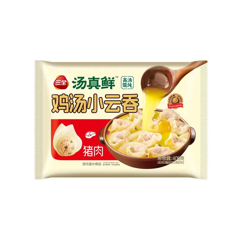 【慢熬高汤】三全汤真鲜猪肉鸡汤小云吞400g/袋