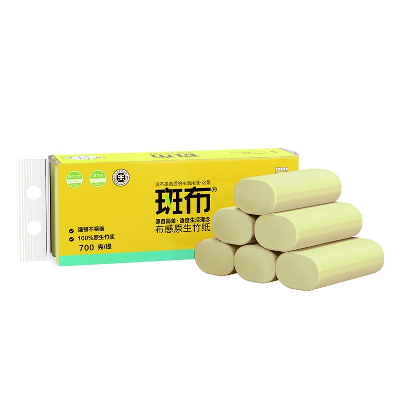 斑布BASE系列卫生卷纸700g 10卷/提