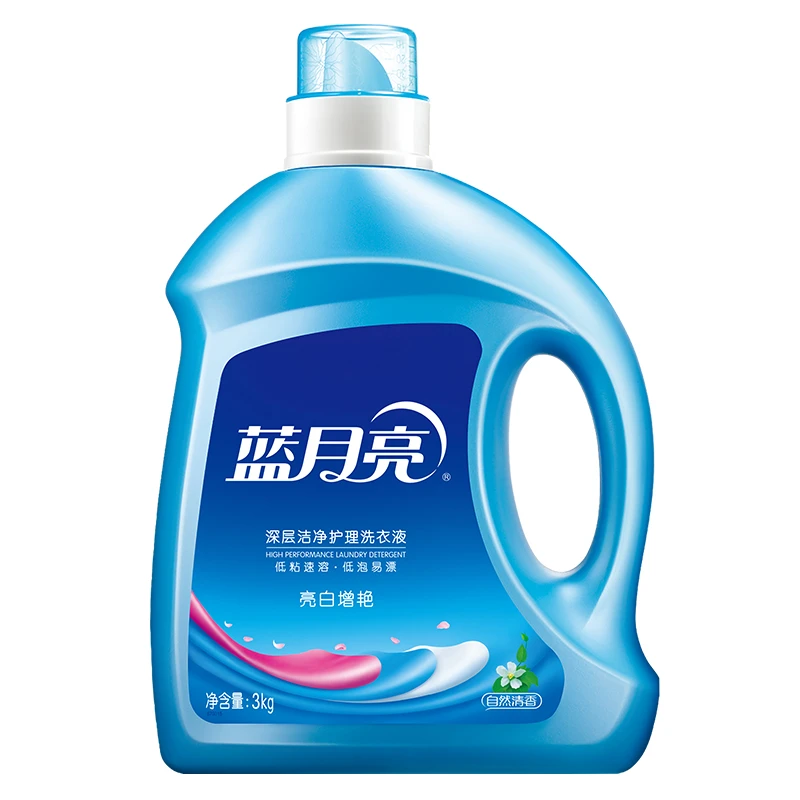 蓝月亮深层洁净护理洗衣液 亮白增艳（自然清香）  3kg/瓶