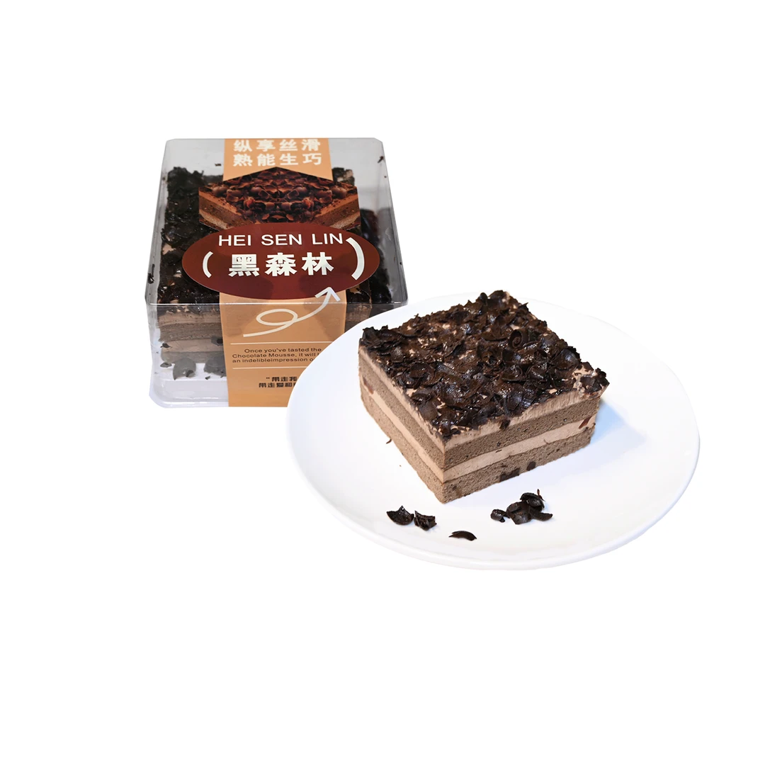4寸黑森林方块慕斯140g/盒