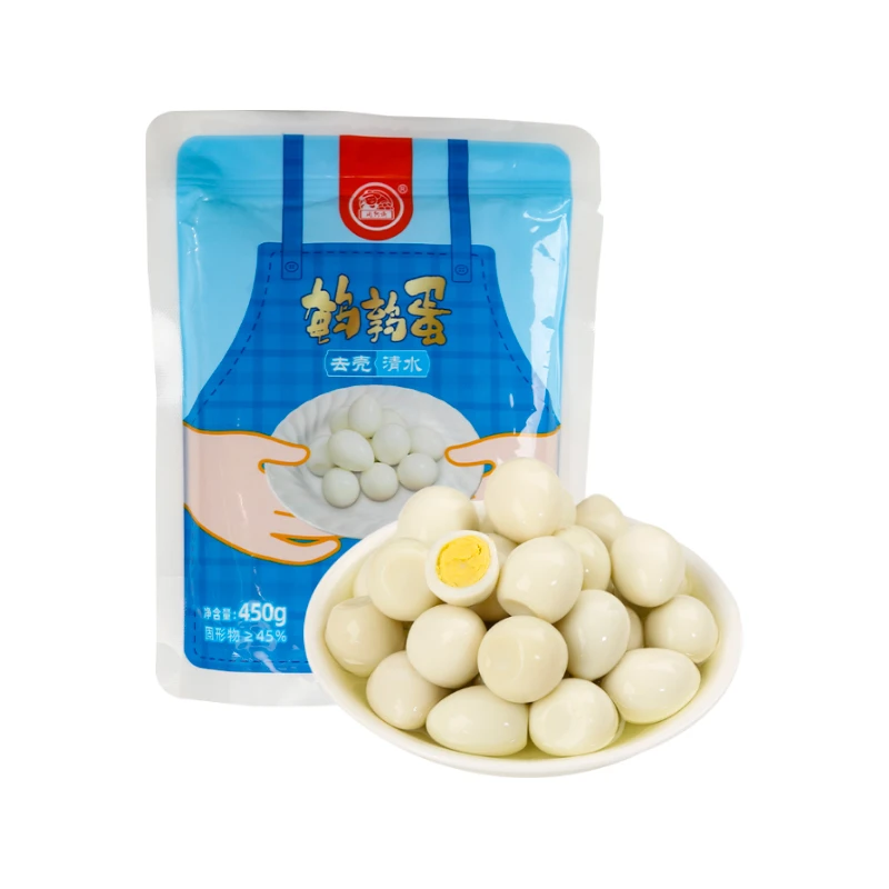 【软萌小蛋】周阿姨鹌鹑蛋（去壳）450g（新老包装随机发货）