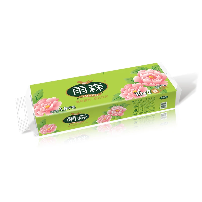 雨森富贵牡丹无芯卷筒纸1800g（10+2卷）