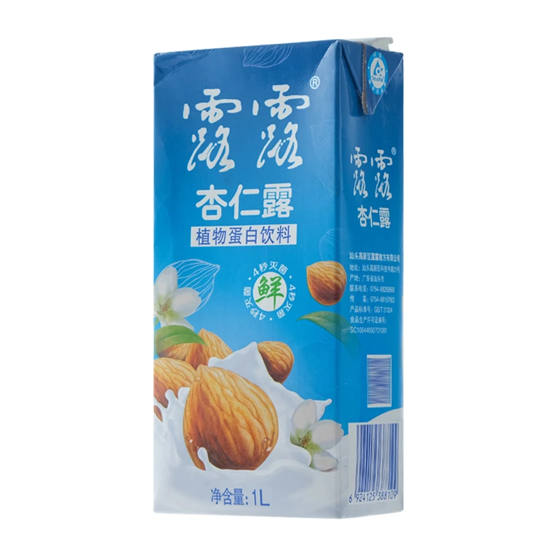 露露杏仁露植物蛋白饮料1升/盒
