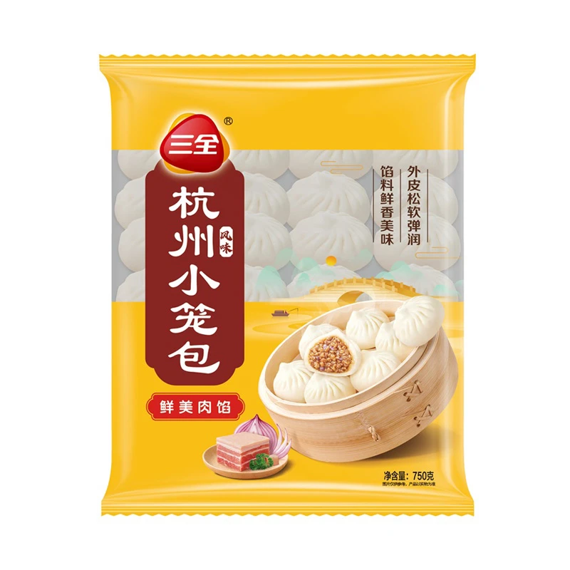 三全杭州风味发面小笼包750g/袋