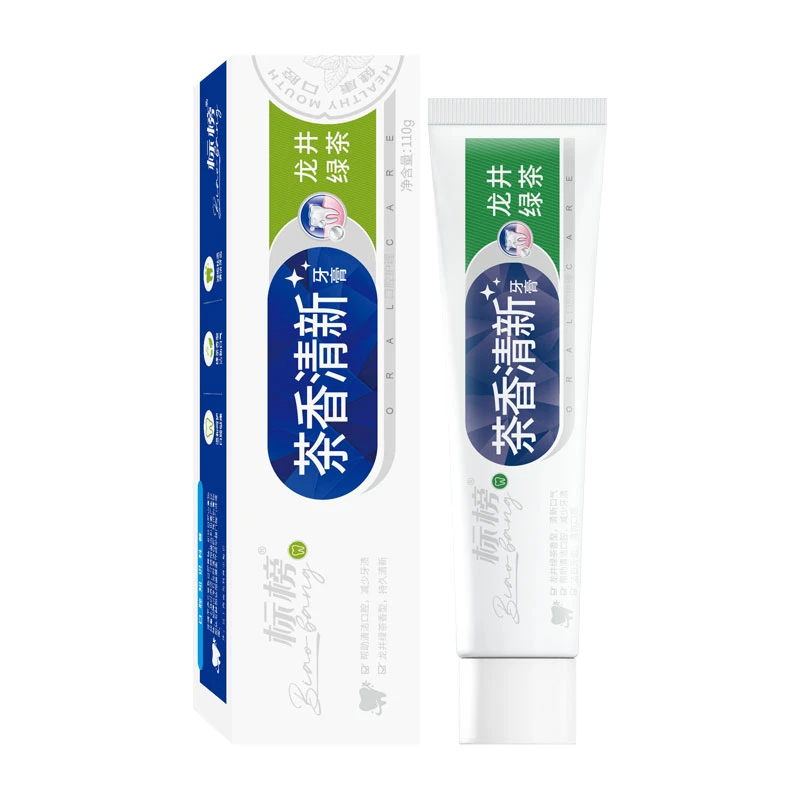标榜茶香清新牙膏110g/支