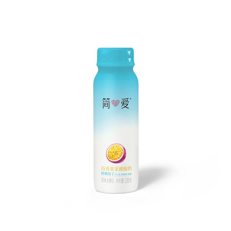【下午茶推荐】简爱裸百香果酸奶 230g/瓶