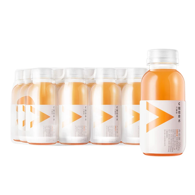 农夫山泉力量帝维他命水柑橘风味饮料250ml*12瓶/包