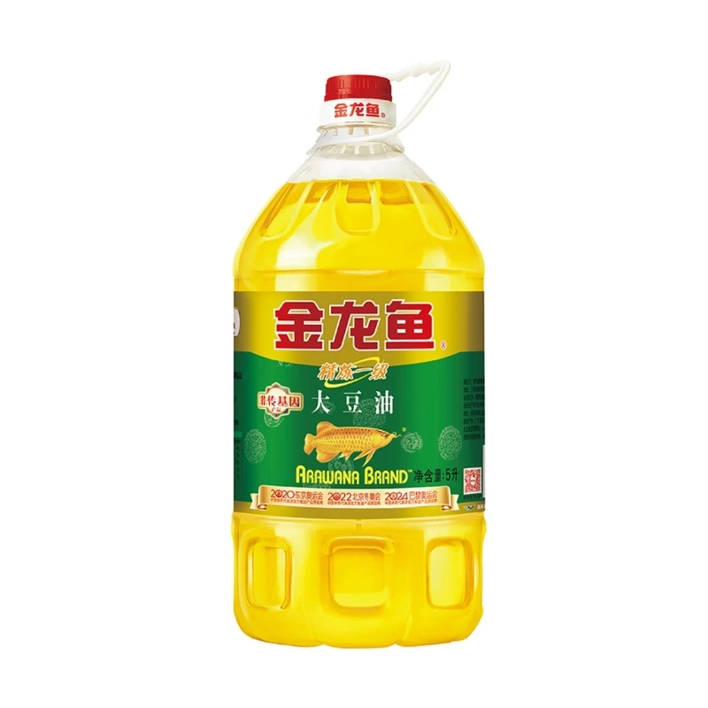 金龙鱼精炼一级大豆油(非转基因)5L/桶