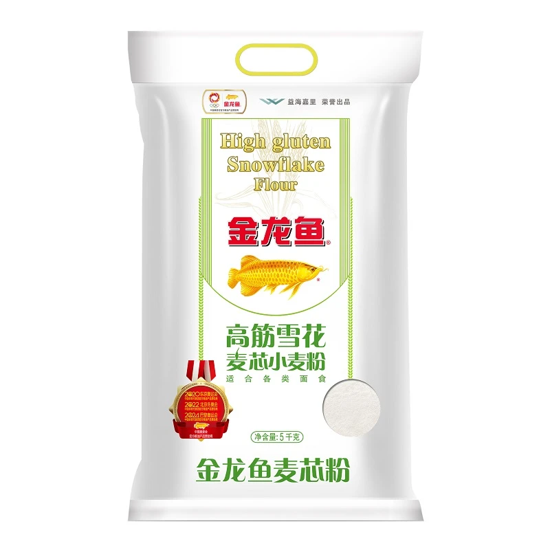 金龙鱼高筋雪花麦芯小麦粉5千克/袋