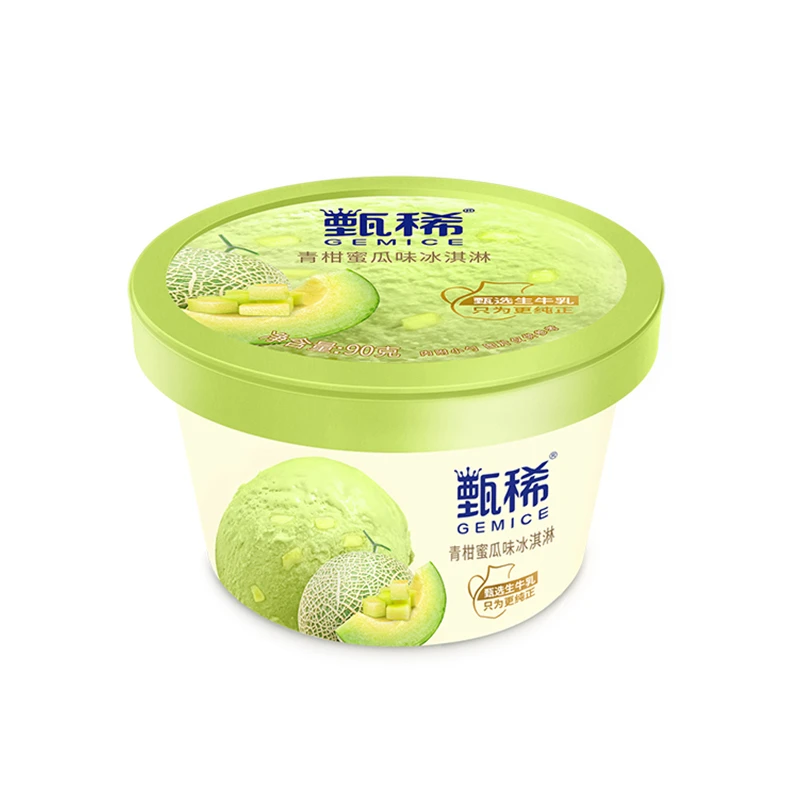 伊利甄稀青柑蜜瓜味冰淇淋90克/杯