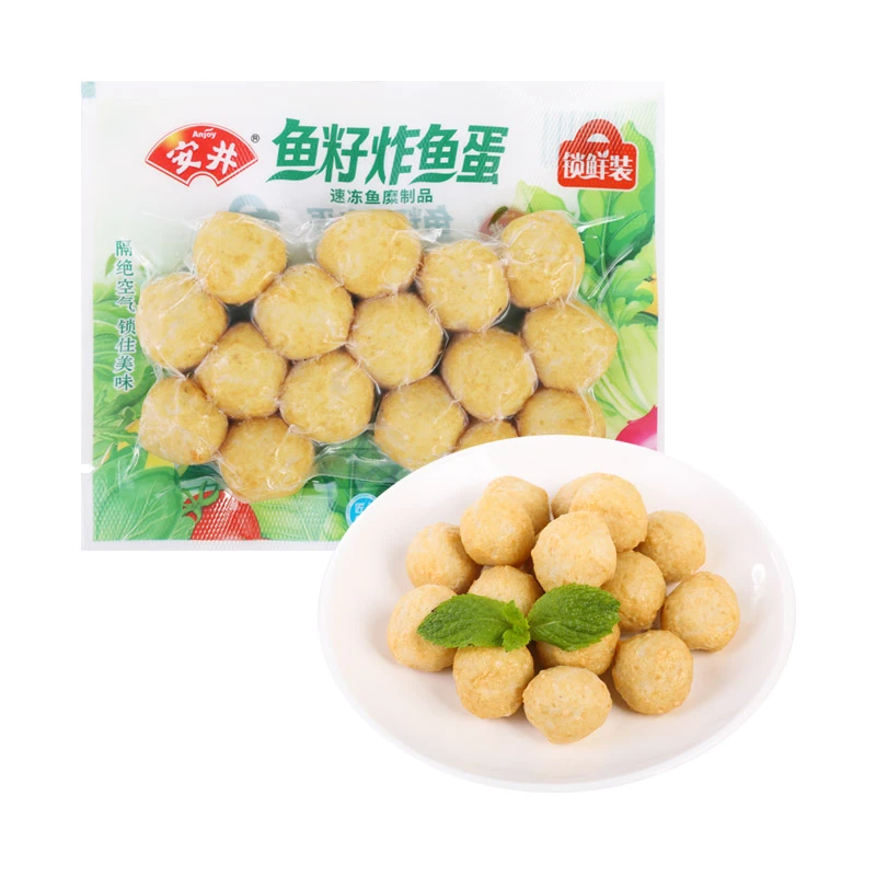 安井锁鲜装鱼籽炸鱼蛋鱼丸200g/包鱼蛋同城配