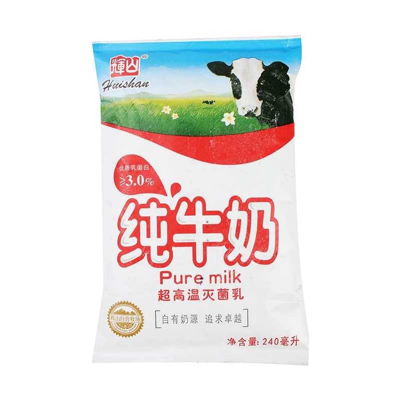 辉山纯牛奶240ml/袋