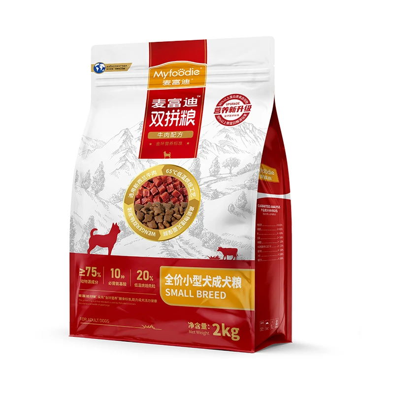 麦富迪牛肉双拼粮小型犬成犬粮2kg/袋