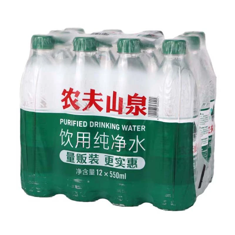 农夫山泉饮用纯净水550ml*12瓶/包