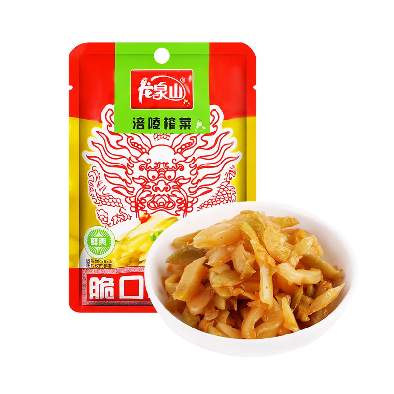 龙泉山脆口榨菜丝60g/袋