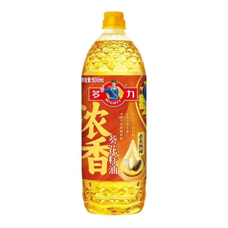 多力浓香葵花籽油900毫升/瓶