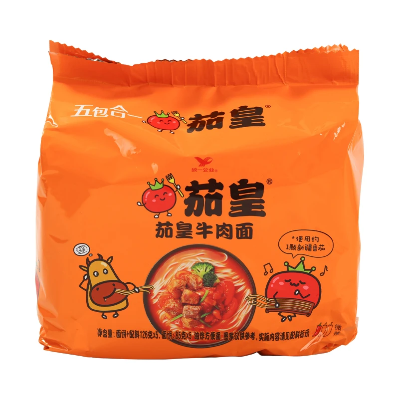 统一茄皇番茄牛肉面5包入 126克*5包/组