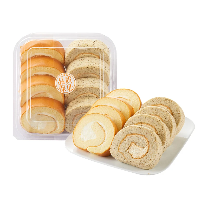 【生活不内卷 来盒瑞士卷】瑞士卷(原味+伯爵红茶味) 560克/盒