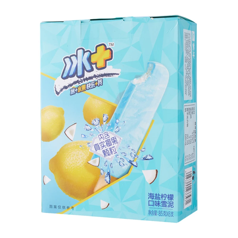 蒙牛冰+海盐柠檬口味雪泥（85g*6支/盒）
