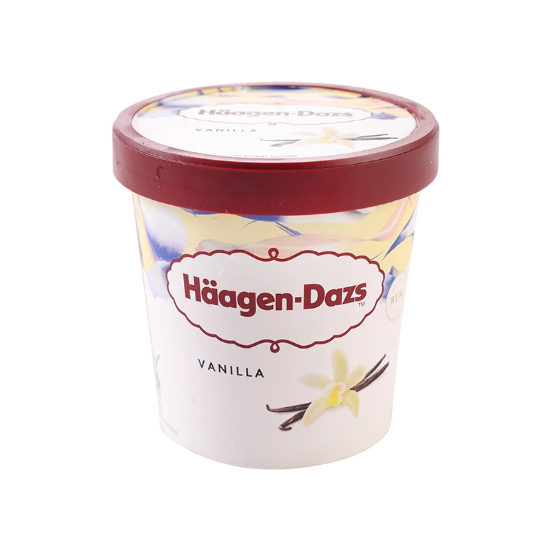 【冰爽一夏】法国 哈根达斯香草味冰淇淋400g/杯