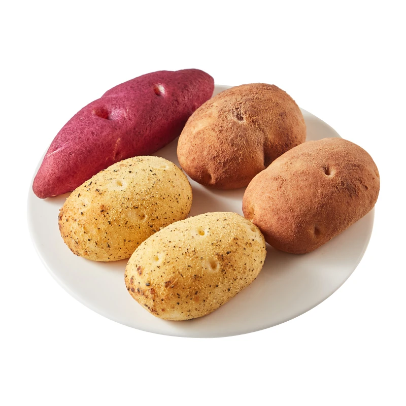 【南方小土豆】 刚挖的土豆&紫薯面包 450g/组