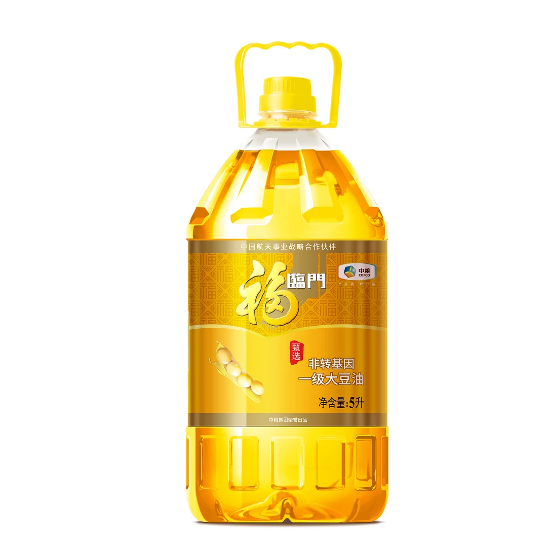 福临门非转基因甄选一级大豆油5升/桶