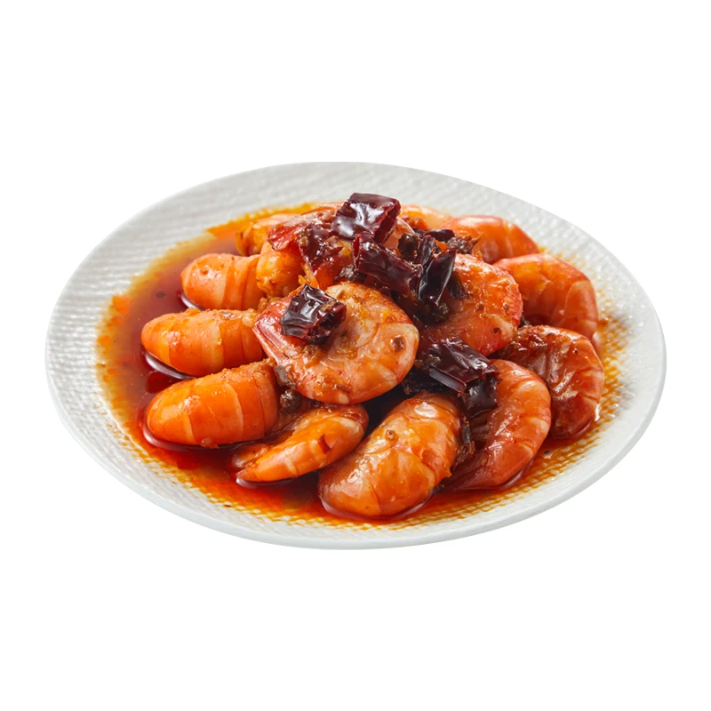 麻辣罗氏虾尾330g/盒