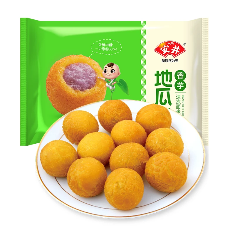 【紫色馅心】安井香芋地瓜丸420克/袋