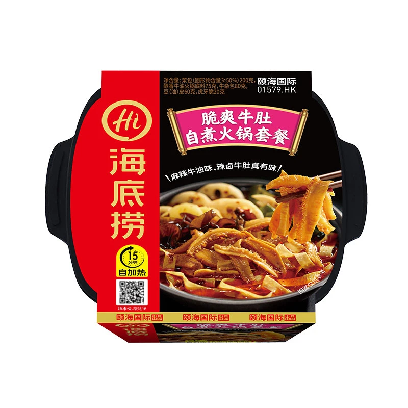 海底捞脆爽牛肚自煮火锅435克/盒