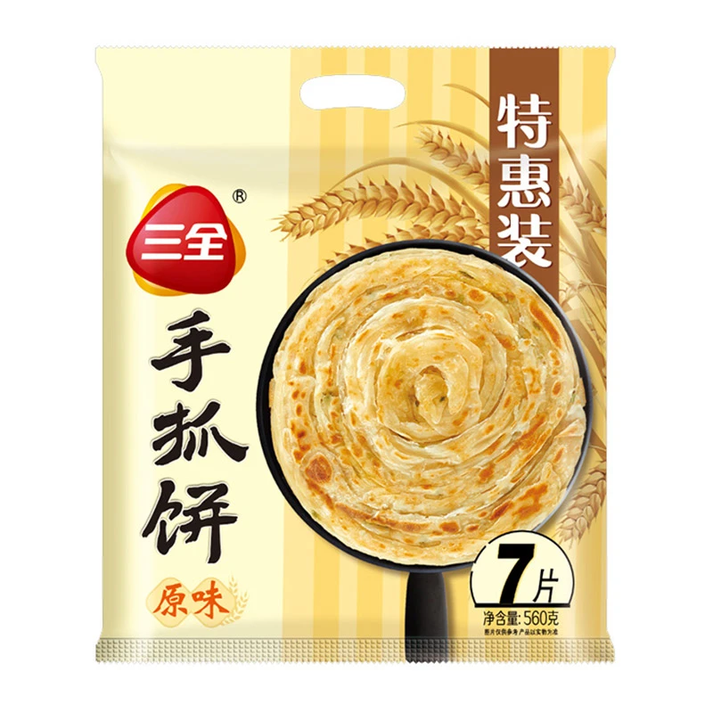 三全原味手抓饼560g/袋【早餐搭档】