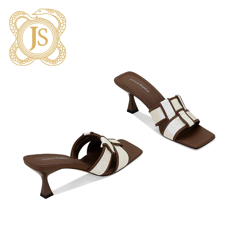 已开价，16Z633-20Y细跟凉鞋女法式慵懒风编织欧美正品鞋鱼皮凉拖