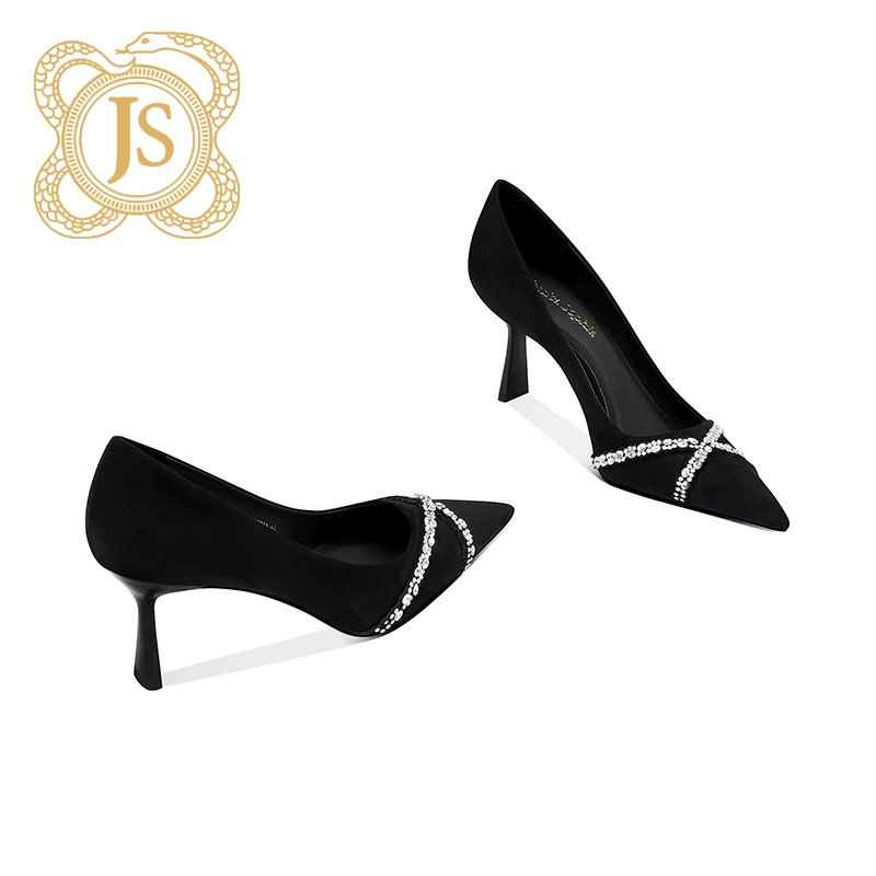 已开价，17Z2293-9气质百搭性感细跟法式跟鞋浅口秋季优雅单鞋