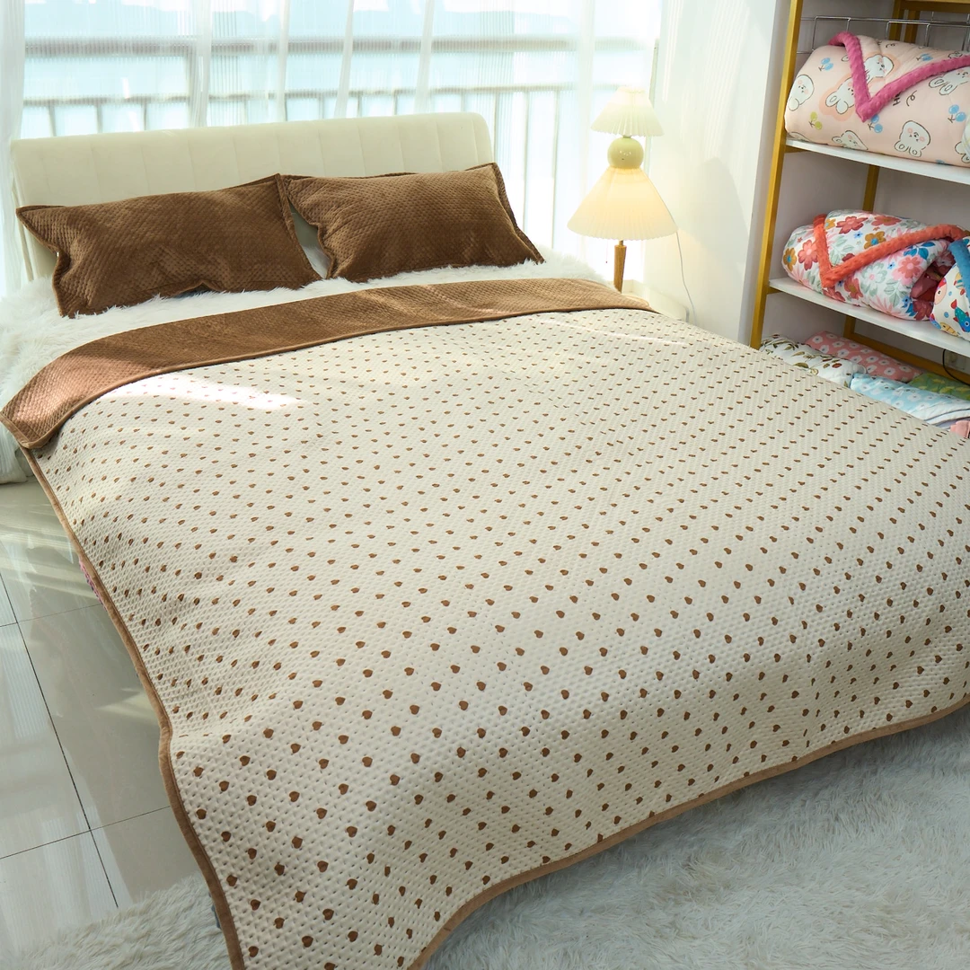 【清货】90*200秋冬加绒加厚牛奶绒床盖防滑床单可铺可盖柔软舒适