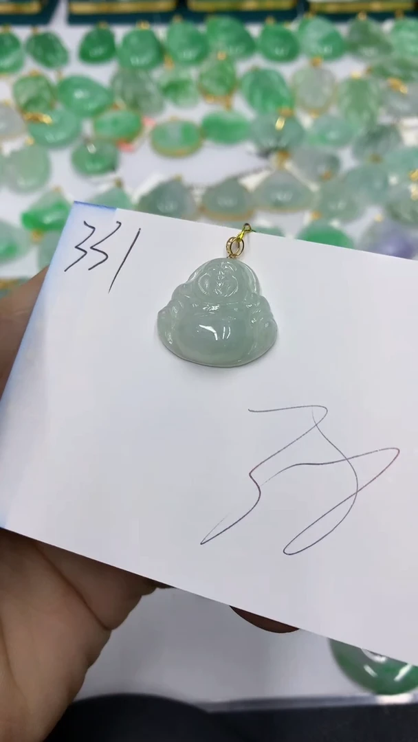 【闪购商品】翡翠颈饰18K金镶嵌1号