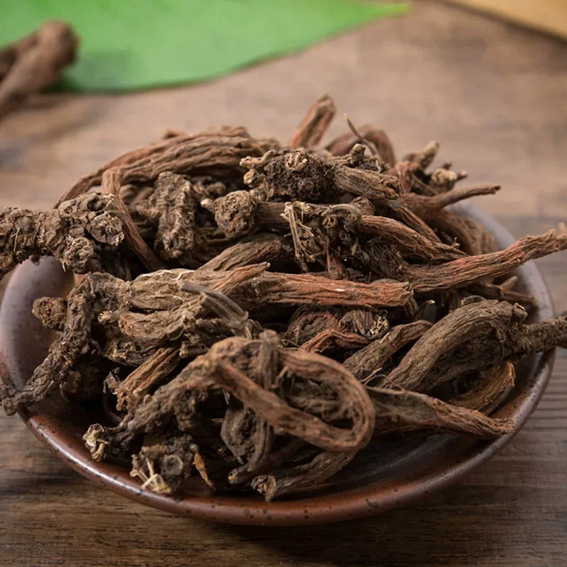 丹参四川中江紫皮红丹参粉正品非山东丹参根切片段泡茶