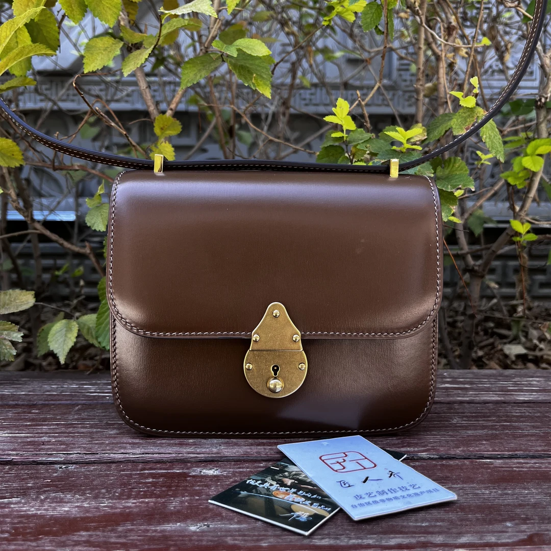 匠人乔【豆腐包】方包定型包时尚女士经典百搭豆腐单肩腋下斜挎5Z