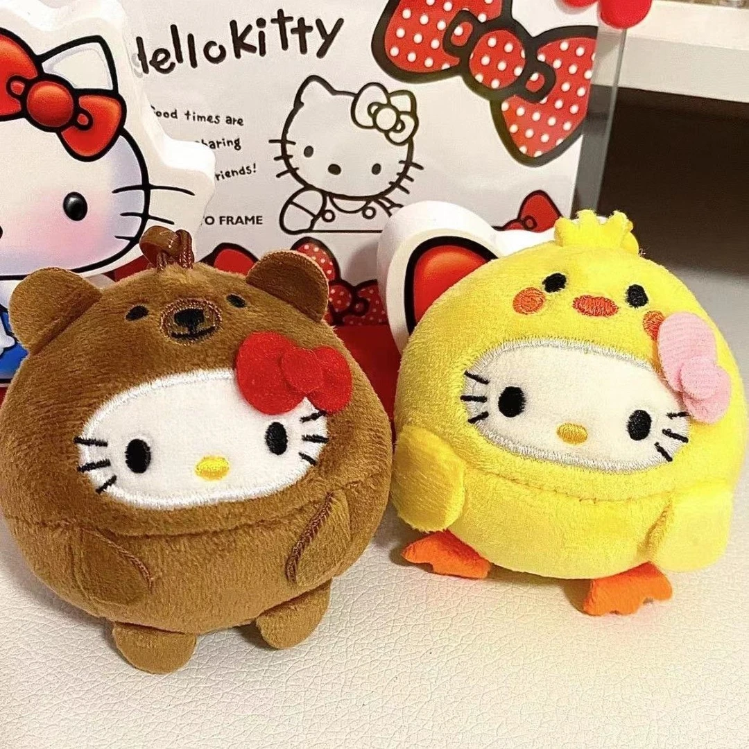 整箱拆零 hellokitty挂件毛绒挂饰包挂件学生卡通少女心钥匙扣ins