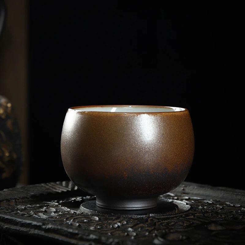 庄老师大漠印记罗汉主人杯手工茶杯陶瓷大号品茗杯禅定杯罗汉杯