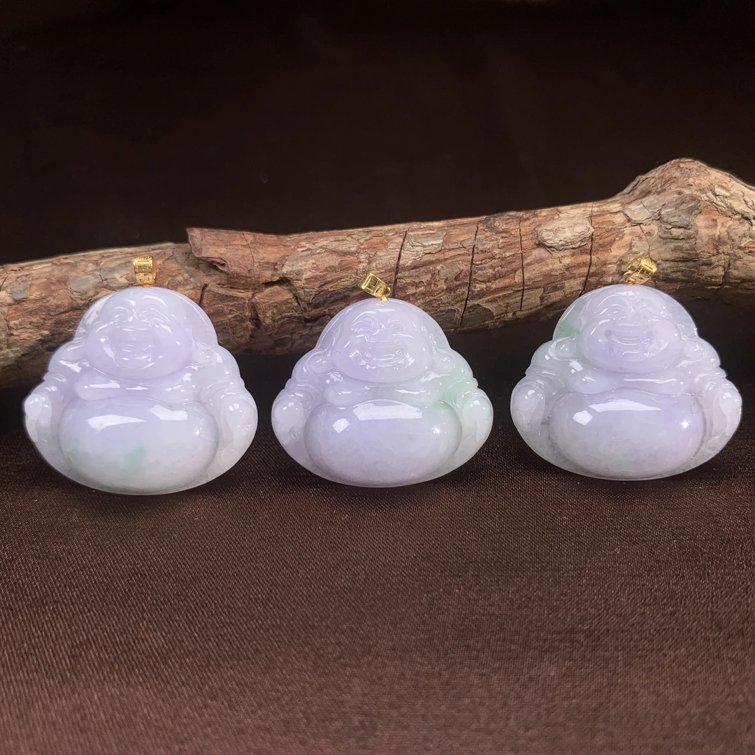 【玉棠・珠宝】气质精美翡翠佛公吊坠-多样性发一件-赠皮绳&406453