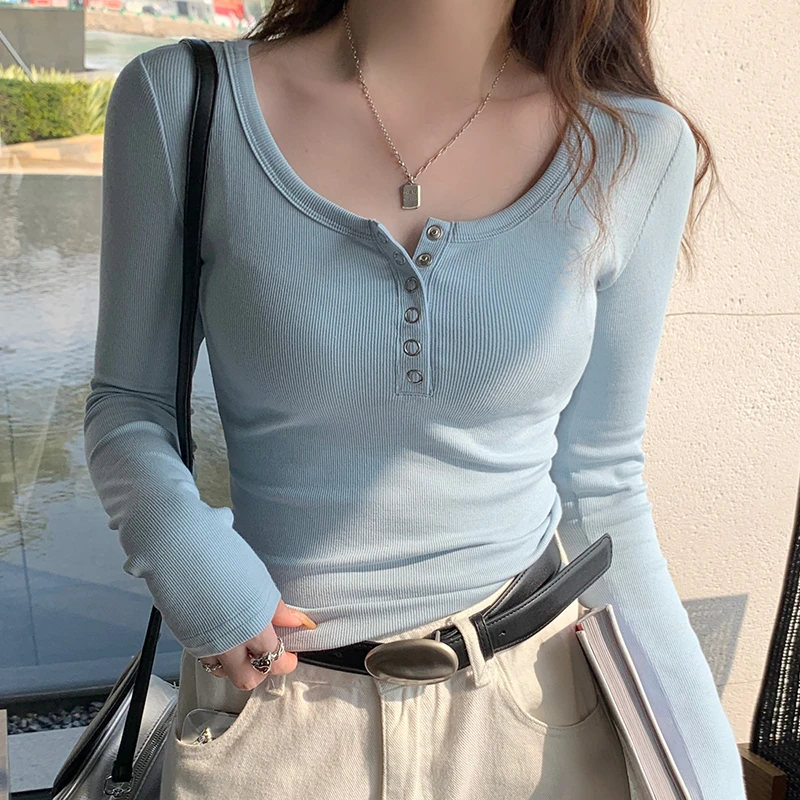 秋季新款打底衫女内搭可外穿洋气时髦修身显瘦高级感针织长袖上衣