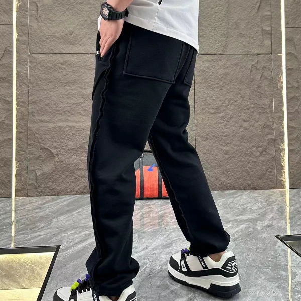 69号链接秋冬款 时尚百搭毛圈棉BB散腿小直腿卫裤33008
