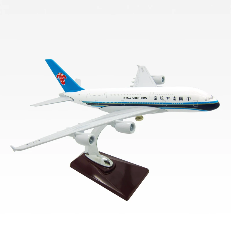 南航A380-19民航客机仿真纪念工艺品航模摆件