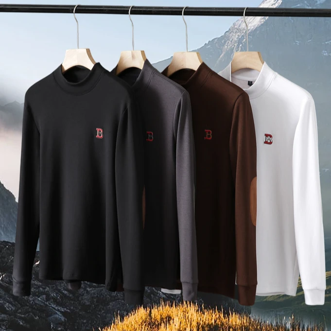 PG【轻语】秋冬新款爆款气质舒适纯色打底衫8419