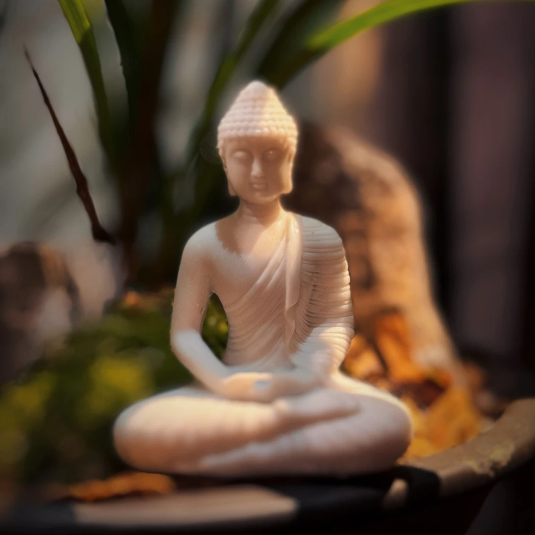 禅意中式大日如来雕塑摆件桌面车载装饰品玄关茶几酒柜鱼缸造景