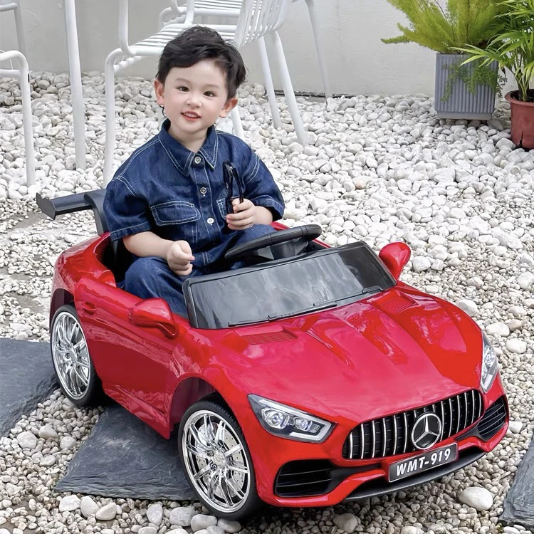 儿童电动车可选四驱汽车男女小孩带遥控可坐人玩具车宝宝奔驰童车